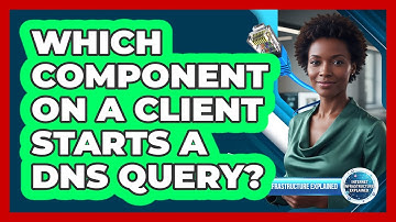 Which Component on a Client Starts a DNS Query?