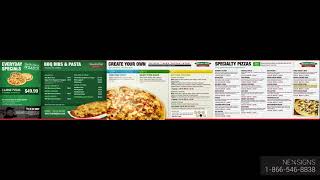 Ricardo's Pizza: Full Menu - Digital Menu Board Design - QSR - NexSigns screenshot 2