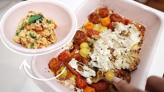 WHAT I EAT IN A WEEK | Viral TikTok Recipes but VEGAN! Baked Feta Pasta, Folded Tortilla Hack #023