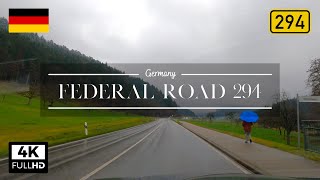 Drive in Germany - Road B294 [x10 speed]
