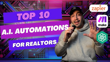 Top 10 AI Automations for Real Estate Agents | Zapier, Make.com, ChatGPT Workflows!