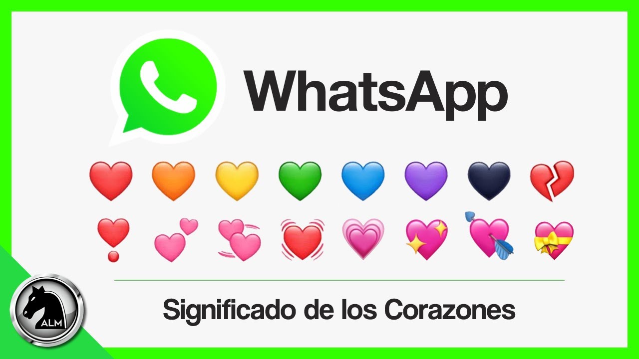 Que significa cada corazon de whatsapp