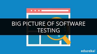 ⁣Big Picture of Software Testing | Software Testing Tutorials for Beginners - 1 | Edureka