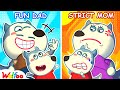 Strict Mom vs Fun Dad, Who Love Wolfoo More? Kids Stories About Family | Wolfoo Channel