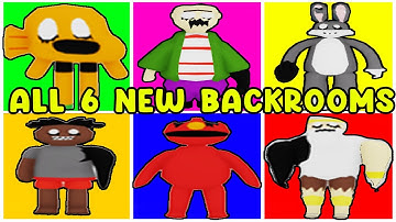 How To Find ALL 6 NEW BACKROOMS MORPHS in Find The Backrooms Morphs - UPDATE