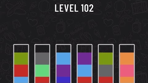 Water Sort Puzzle Level 102 #watersortpuzzle #mobilegames #puzzlegame #watersortpuzzlegameplay