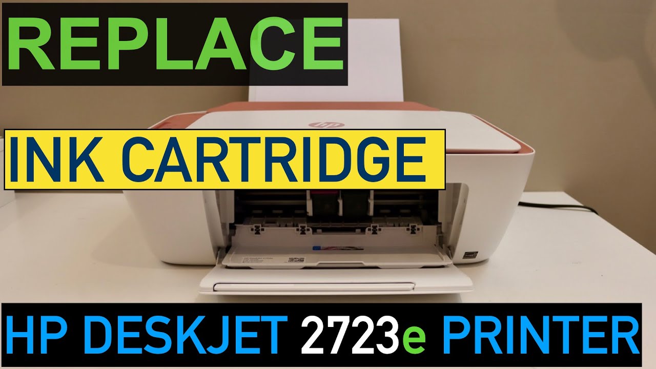 How to remove / install cartridge DeskJet 2320 2710 2720 2732 305