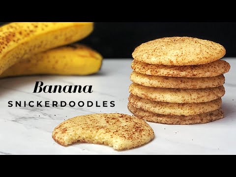 BANANA SNICKERDOODLE COOKIES  Vegan cookie recipe