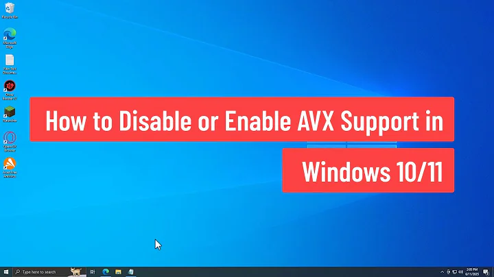 How to Disable or Enable AVX Support in Windows 10/11 (2025)