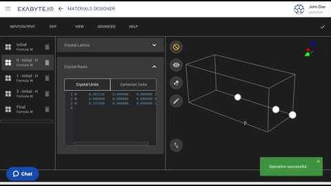 Exabyte.io Tutorial: Create Constrained Interpolated Sets