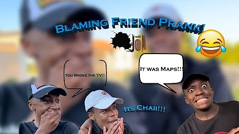 BLAMING FRIEND FOR BREAKING TV PRANK (MY DAD WALKED IN😱) FT @MapsThosago, @MicroStrategy___BTC.| Hlaxx