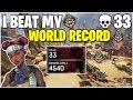 I Got 33 Kills SOLO on Apex Legends *WORLD RECORD*