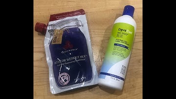 Brass Buster Challenge Part 1~ DevaCurl No-Poo Blue vs. Curly World With Or Without A Hue!