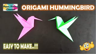 Origami Hummingbird - Easy Origami Instructions