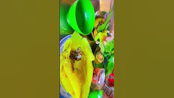 #shorts  MukBang Ăn bánh xèo rau sống @thithihuynh vlog cần thơ