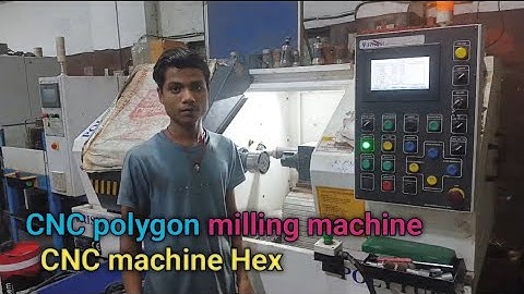 polygon milling machine CNC milling polygon turning lathe machine polygon turning machine #polygon🔩