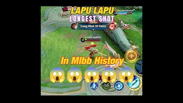 Lapu Lapu is de langste schutter🤯😨 in de geschiedenis van de mlbb #mlbb #mobalegends5v5 #shorts