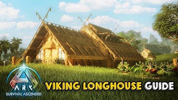 Ultimate Viking Longhouse | Building Tutorial | ARK Survival Ascended