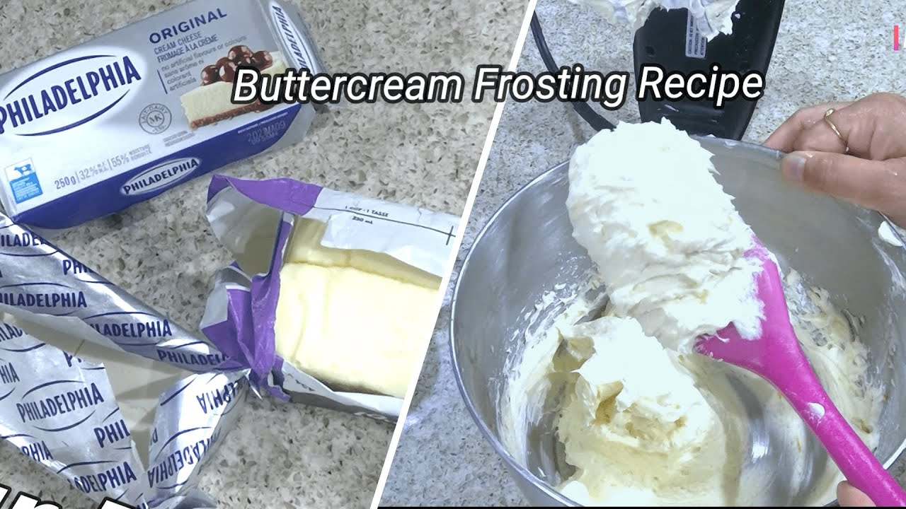 How to make Buttercream Icing Butter Frosting Recipe Hindi YouTube