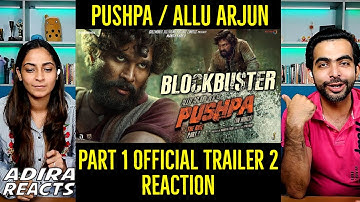 Pushpa Chapter 1 Official Trailer 2 Reaction Hindi | Reaction By Foreigners | Allu Arjun New Movie