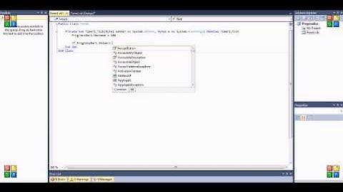 Vb 2010 simple progress bar (Tutorial)