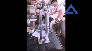 Semi Automatic Aerosol Crimping Machine
