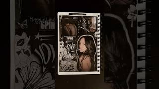 maggie lindemann - 'spine' digital art collage in my scrapbook journal ! 🩻💉🖤