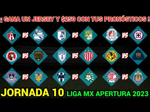 PRONÓSTICOS LIGA MX Jornada 10 APERTURA 2023 @Dani_Fut