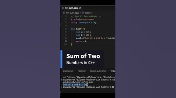 Sum of Two Numbers in C++ | Quick Guide for Beginners