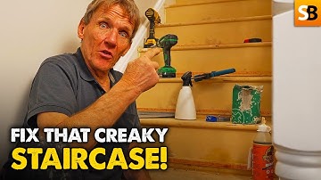 No More Creaks! ~ DIY Stair Repair Tutorial
