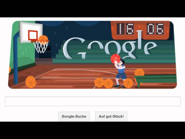 Google Doodle - Basketball 2012 