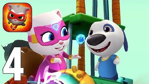 Talking Tom Hero Dash Gameplay Walkthrough Part 4 - Rescue Hank [iOS/Android Games]