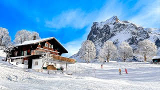 Просыпаемся Зимой В Гриндельвальде ❄️ Швейцария 4K 🇨🇭