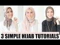 3 simple hijab tutorials in 2 minutes