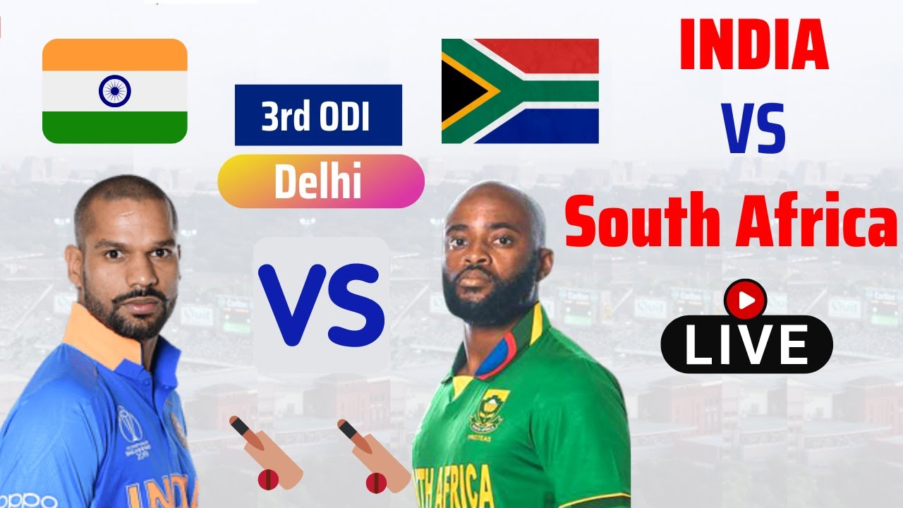 INDIA VS SOUTH AFRICA 3rd ODI LIVE SCORE AND COMMENTARY Ab.Moeed IND VS SA LIVE SCORE TODAY
