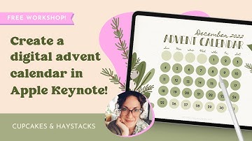 FREE WORKSHOP - How to Create a Digital Advent Calendar | Cupcakes & Haystacks
