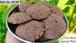 Ragi Idli Recipe In 15 Minutes | Instant Ragi Idli Recipe | Finger Millet Idli | Healthy Breakfast