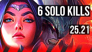 IRELIA vs AATROX (TOP) | 11/1/5, 6 solo kills, 700+ games, Dominating | EUW Master | 25.21