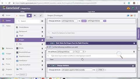 actors individual & main actor changes tutorial game salad
