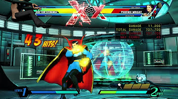 UMvC3 - Strange Ground Throw to FoF Loop (using Strange/Wesker THC)