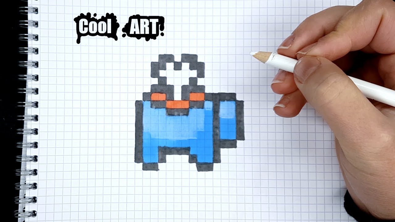 Pixel Art Facile Among Us Drawing 18 Social Useful Stuff Handy Tips