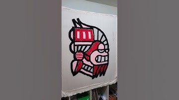 Tufting rug process timelapse #carving #tufting #rug #rugs