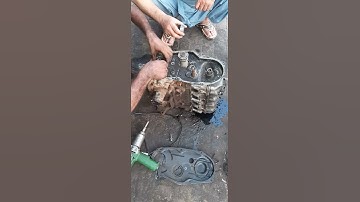 how to open a engine timing plate#kashi #gearshaft #mechanic