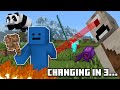 Minecraft Manhunt, But The Game Changes Every Minute...