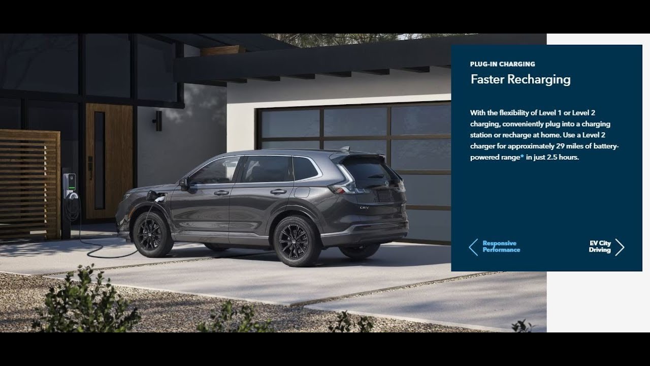 2025 CR V eFCEV   How To Charge   Honda