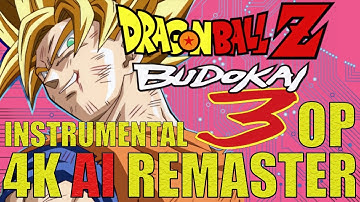 Dragon Ball Z: Budokai 3 Opening 4K AI REMASTER [Instrumental]