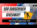 500 Subscribers Reached + Book Giveaway!