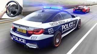 Police Chase Thief Car After Robbery BMW M4 GTS - Forza Horizon 5 | 4K Gameplay