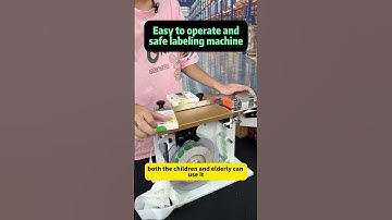 Easy to operate and safe labeling machine. #labelingmachine#rightangle #agent  #factory #machine