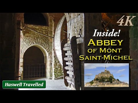 Stunning Masterpiece! Gothic Abbey of Mont Saint-Michel - Normandy, France 4K